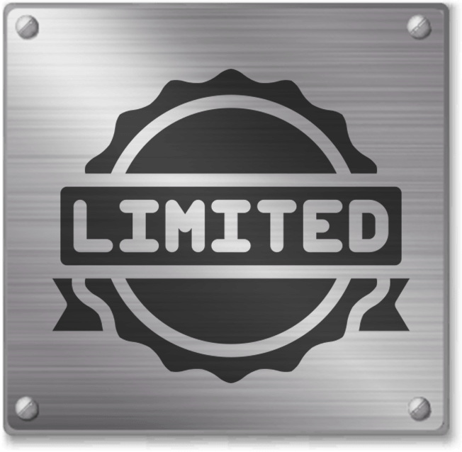 LIMITED EDITION BLACK FINISH WITH PRACTICAL BUILD